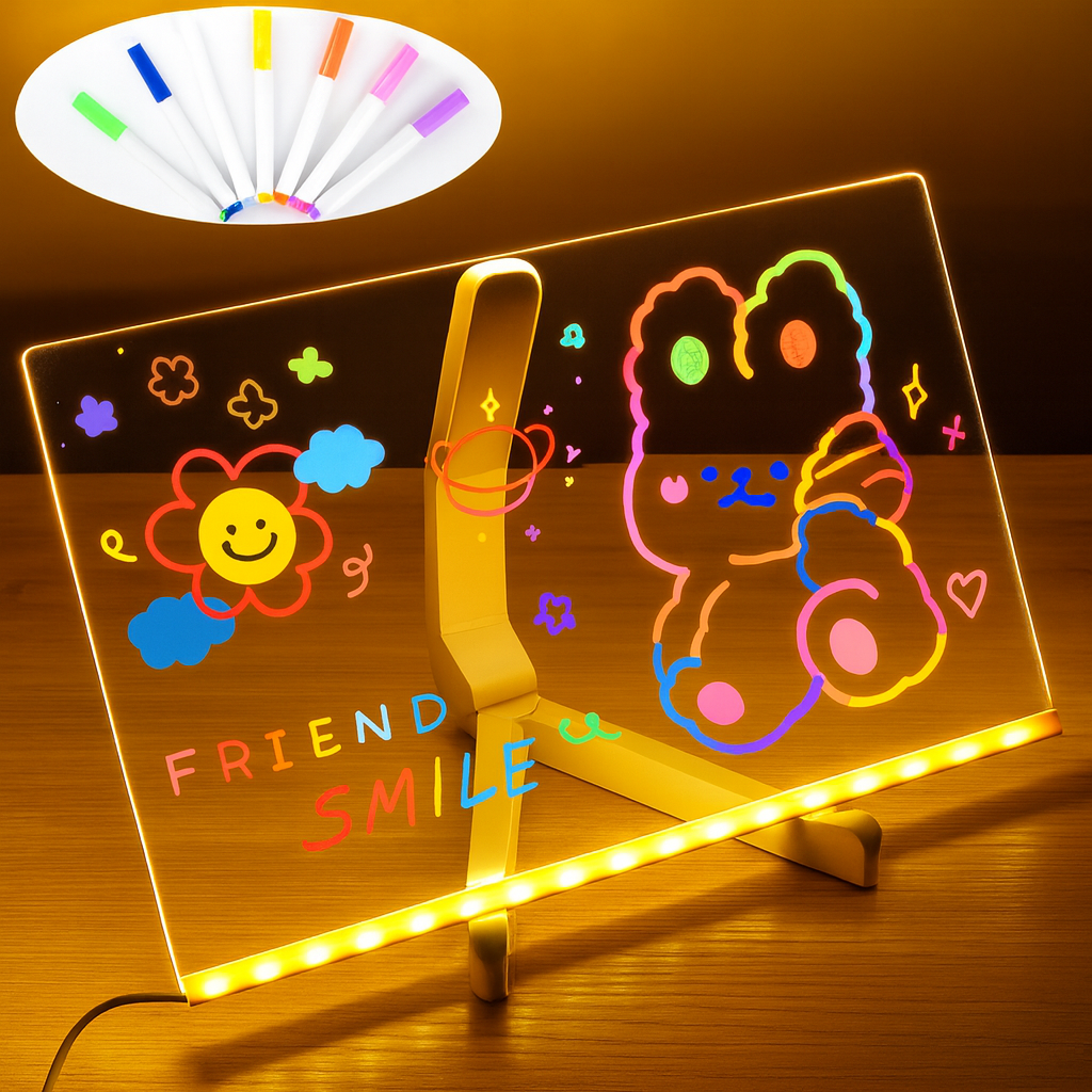 NeonCraft™ Pizarra de Dibujo Led 🖍️💡