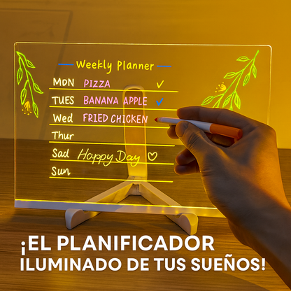 NeonCraft™ Pizarra de Dibujo Led 🖍️💡